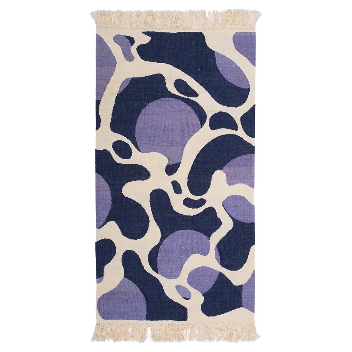 Flow 2.6x4.6 ft Handwoven Modern Rug by Studio Potato  For Sale