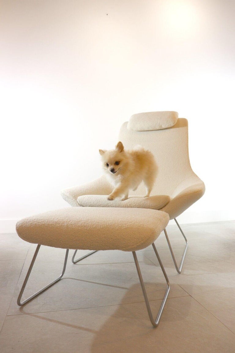Flow Armchair and Footstool by Tom Lloyd and Luke Pearson for Walter