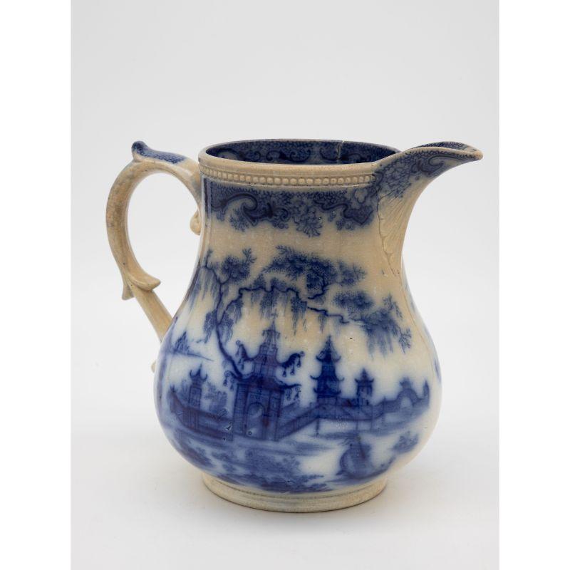 flow blue pottery