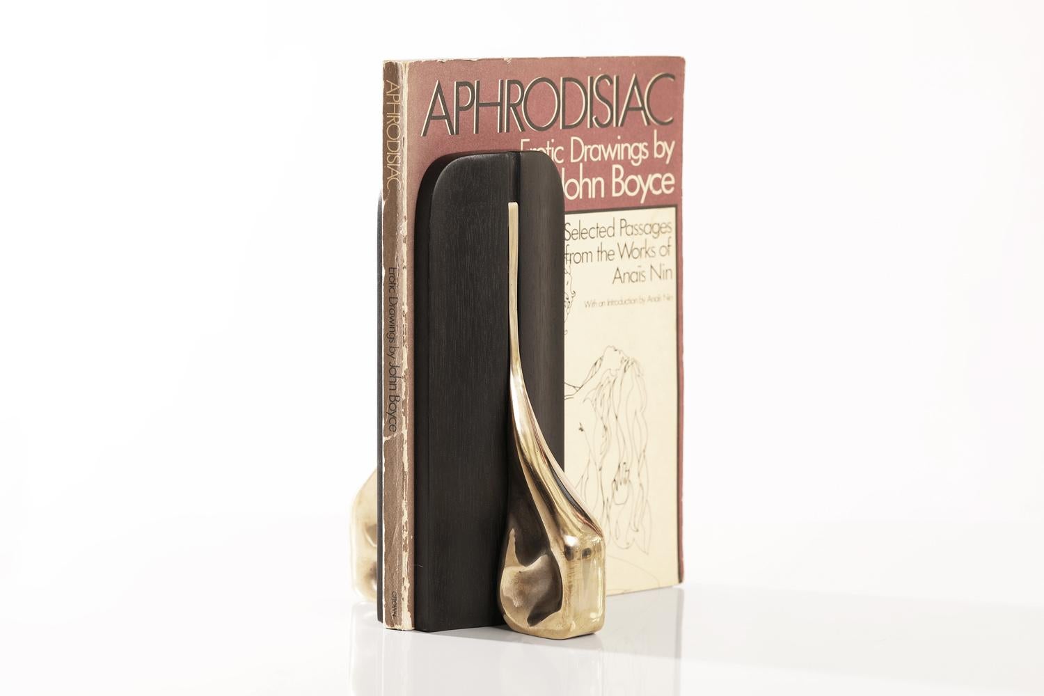 Carved Flow Bookends For Sale