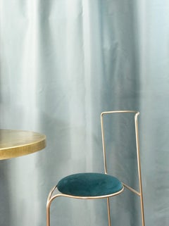 Silla Flow Nube Dorada Contemporánea y Silla Made in Italy by LapiegaWD