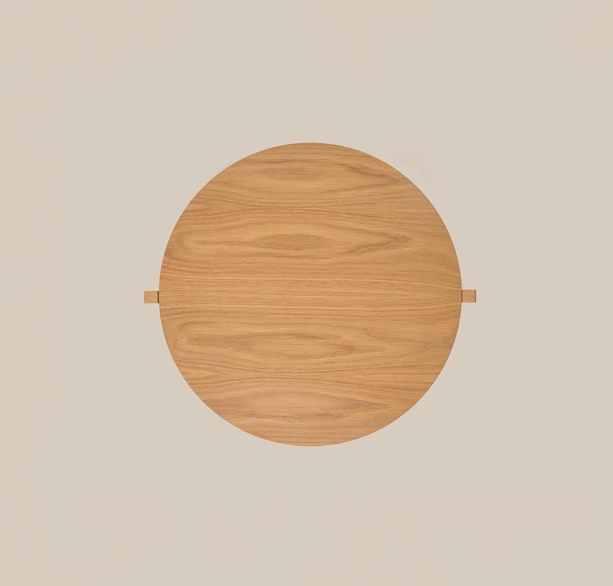 Japonisme KITA LIVING Flow Coffee Table Mini - Oak Wood For Sale