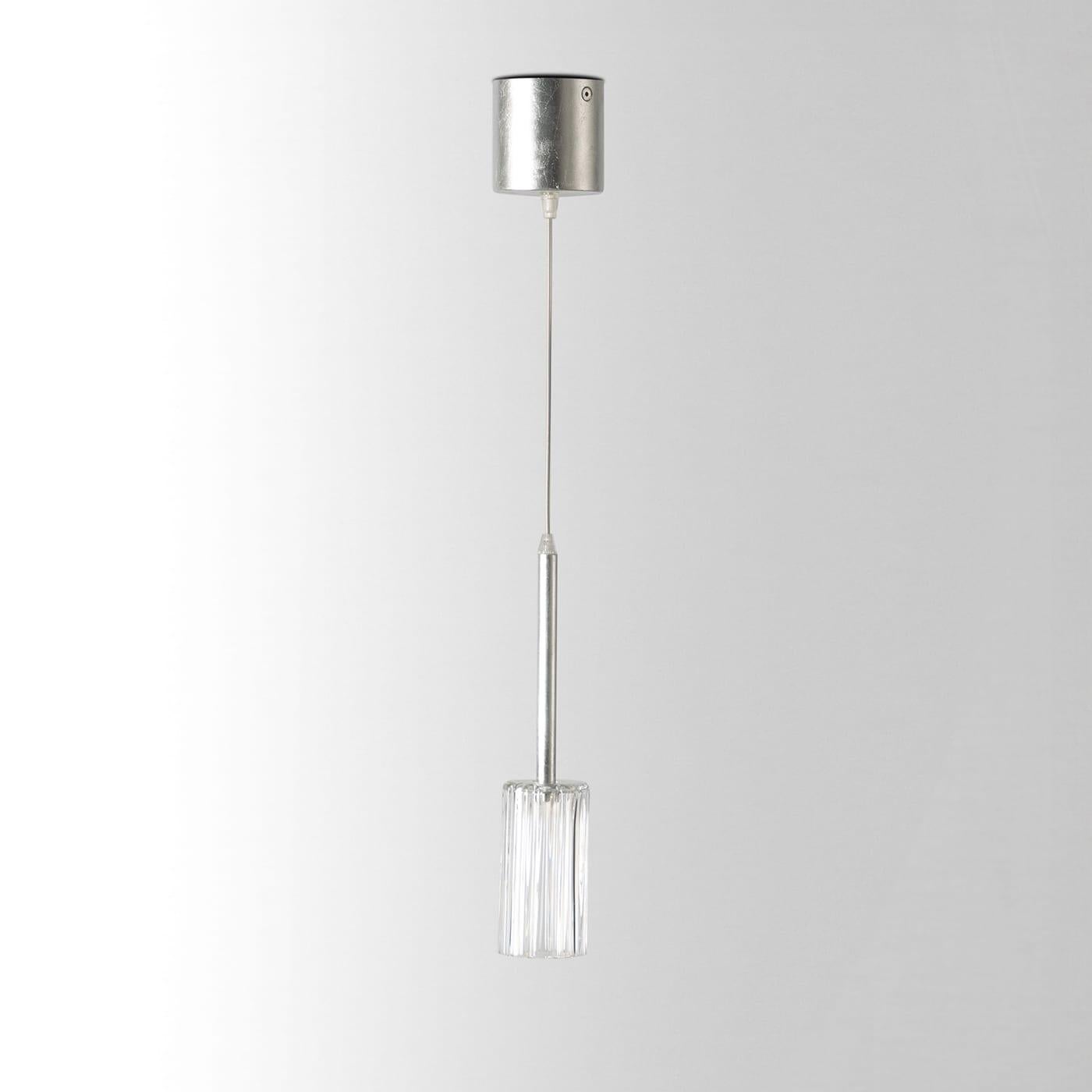 Contemporary Flow Crystal Pendant Lamp For Sale
