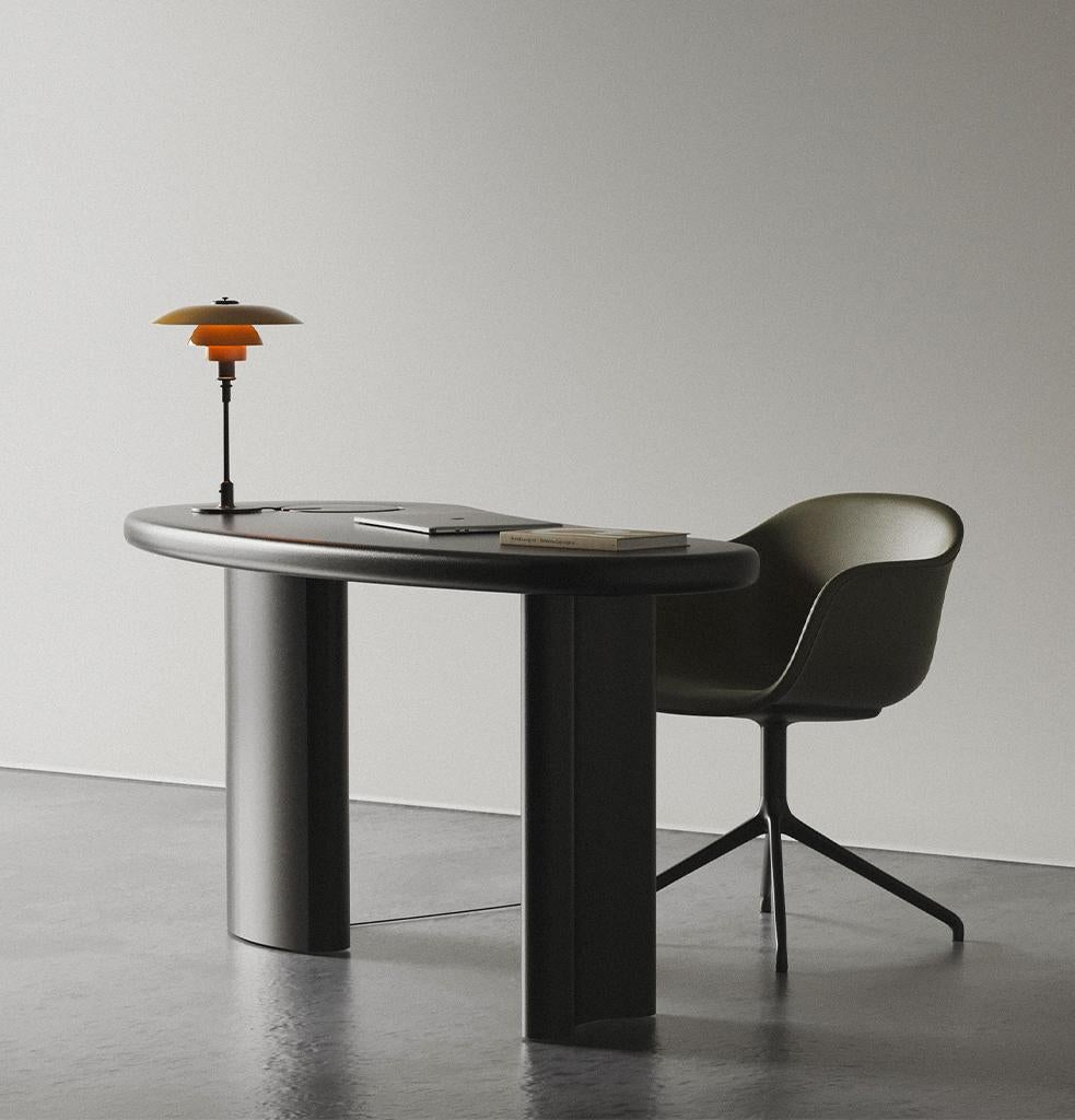 Scrivania Flow - Borgogna di Hermhaus in vendita 3