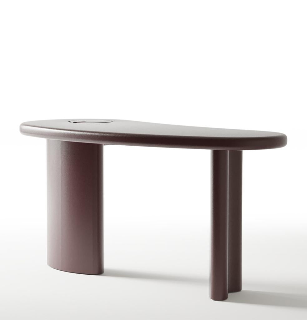 Legno Scrivania Flow - Beige chiaro di Hermhaus in vendita