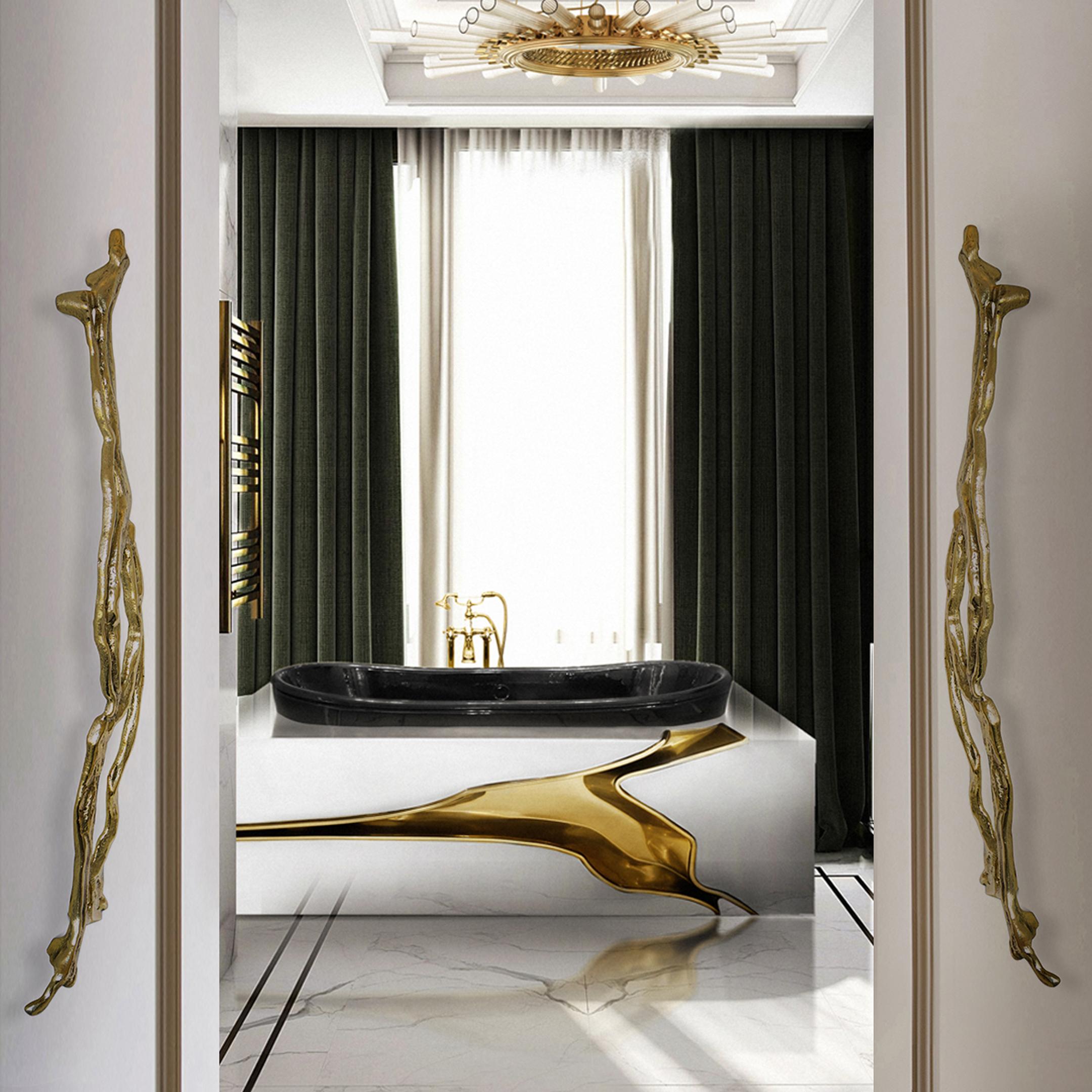 Contemporary Flow Door Pull Right For Sale