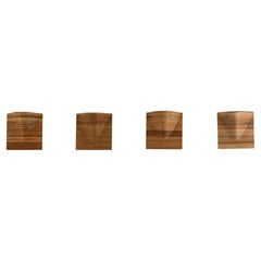 Flow Form Wall Lamps in Square (Set of Four) by Rattanology