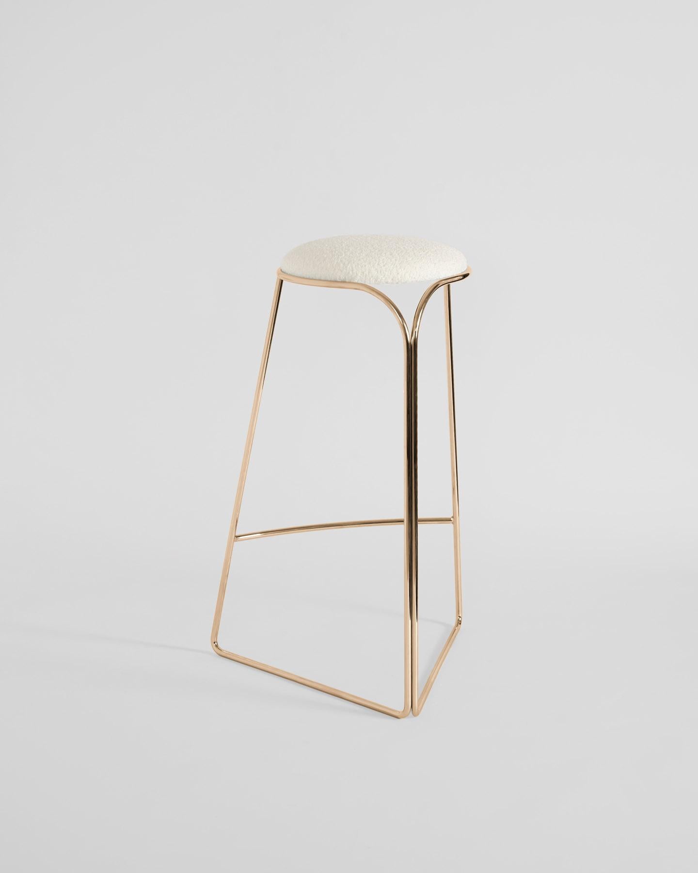 Post-Modern Flow Hi Aureo Stool by GIROTTI ENRICO For Sale
