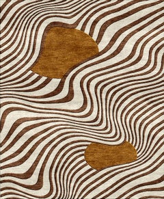 FLOW LINES – Custom Handmade Rug in TENCEL / New Zealand Wool by Rugs & Co