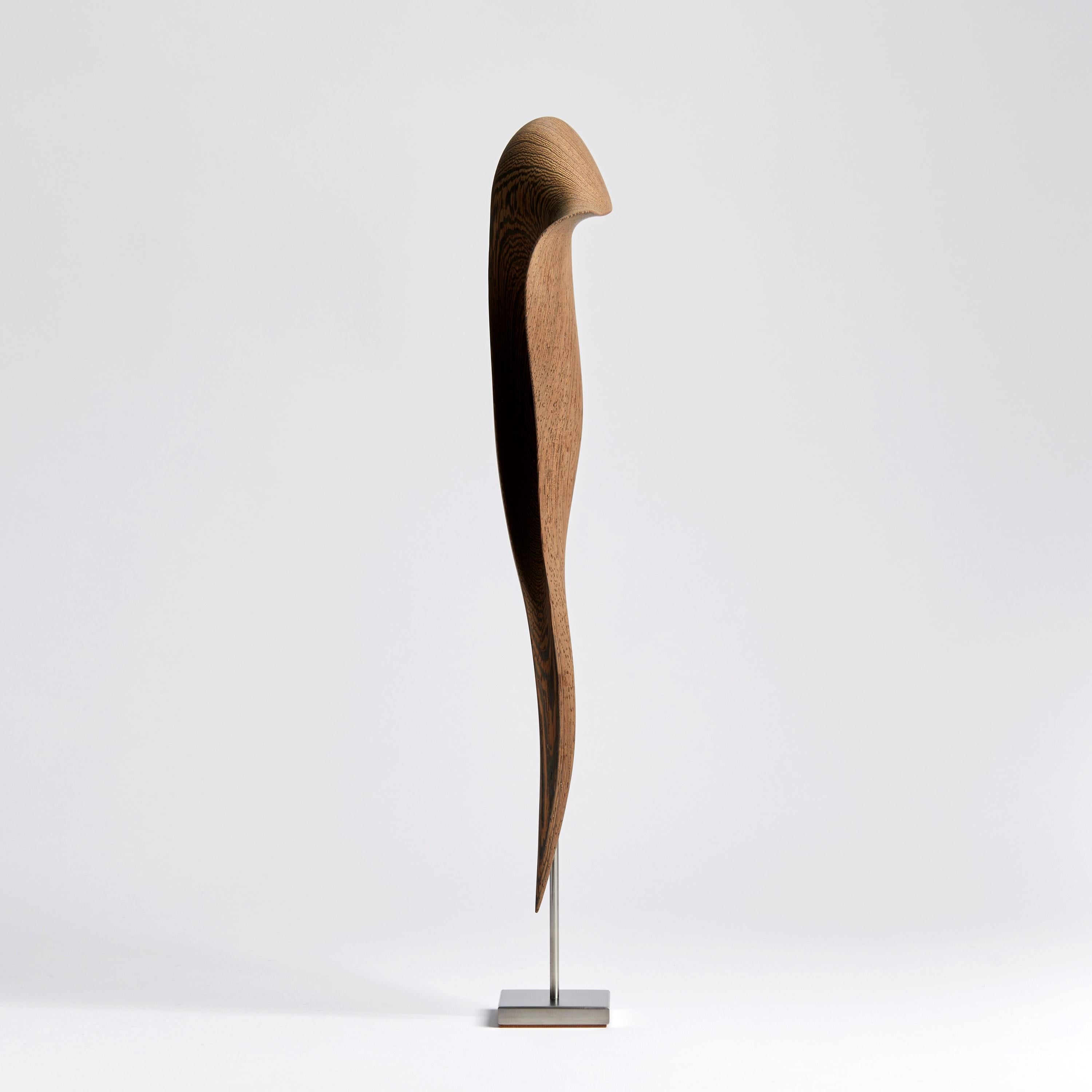 Organic Modern Flow Petit No 3, an Abstract Wooden Sculpture by the Danish Studio Egeværk