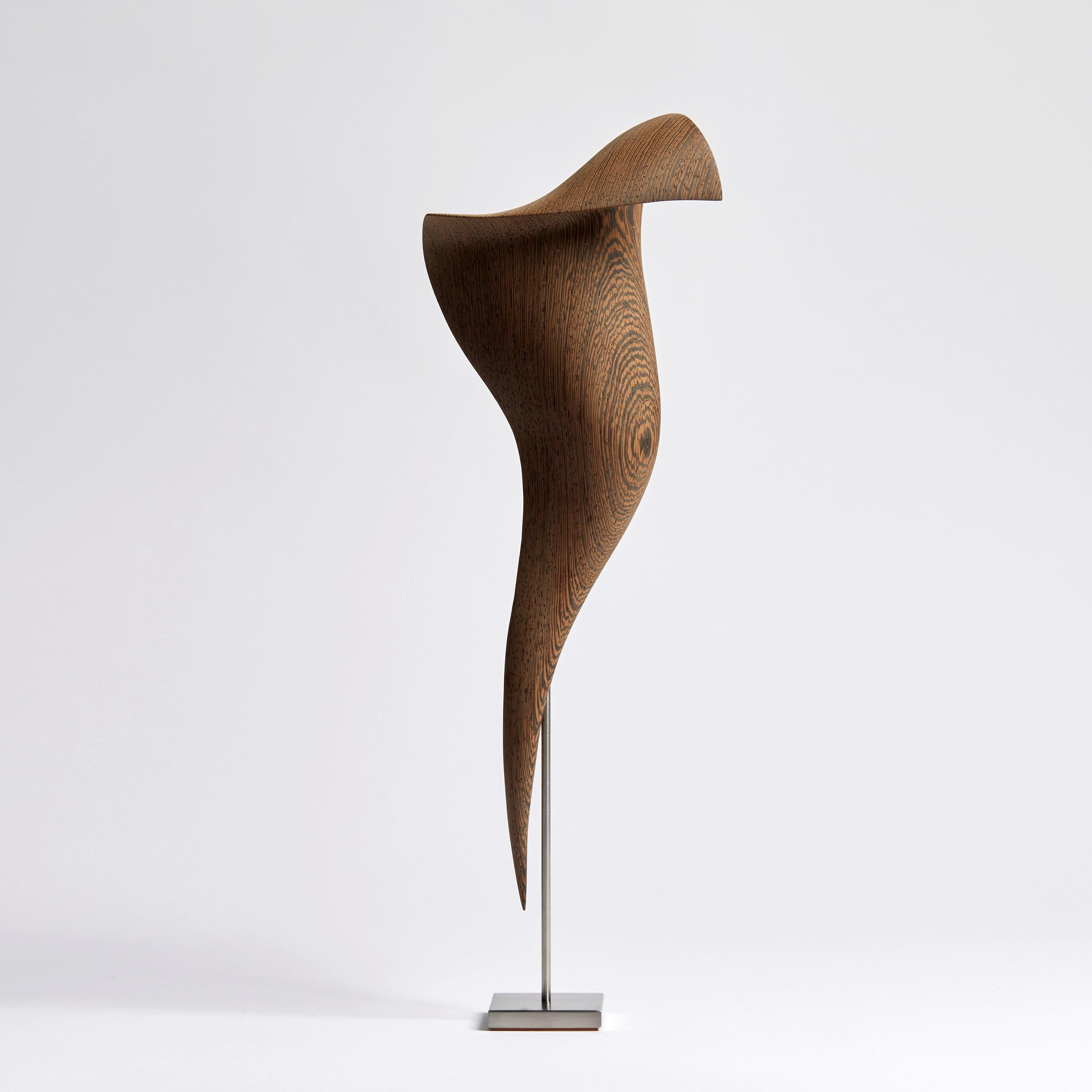 Hand-Crafted Flow Petit No 3, an Abstract Wooden Sculpture by the Danish Studio Egeværk