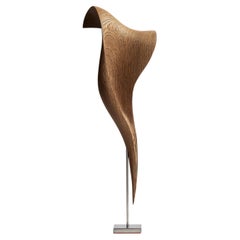 Flow Petit No 3, an Abstract Wooden Sculpture by the Danish Studio Egeværk