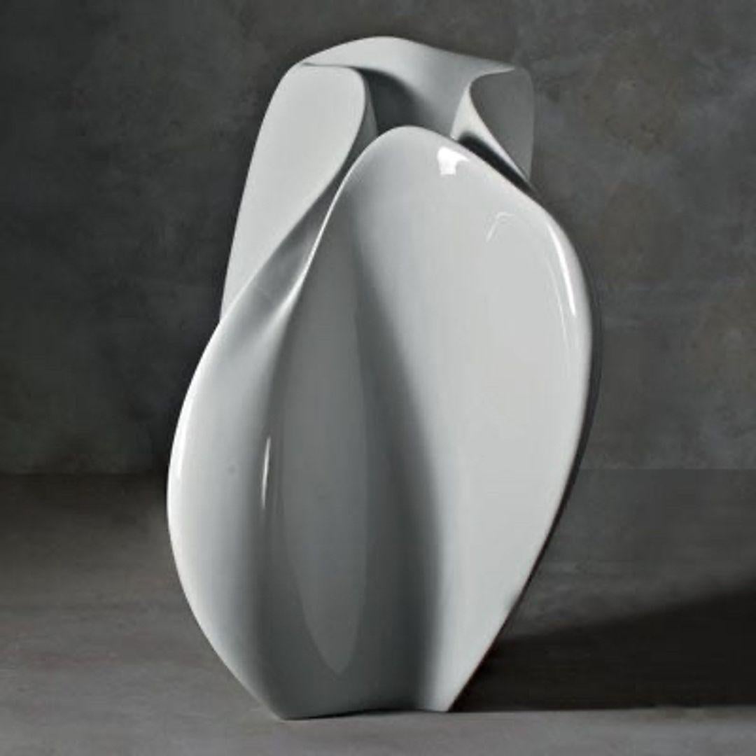 Grande jardinière laquée Bianco de Serralunga, Zaha Hadid Neuf - En vente à Beverly Hills, CA