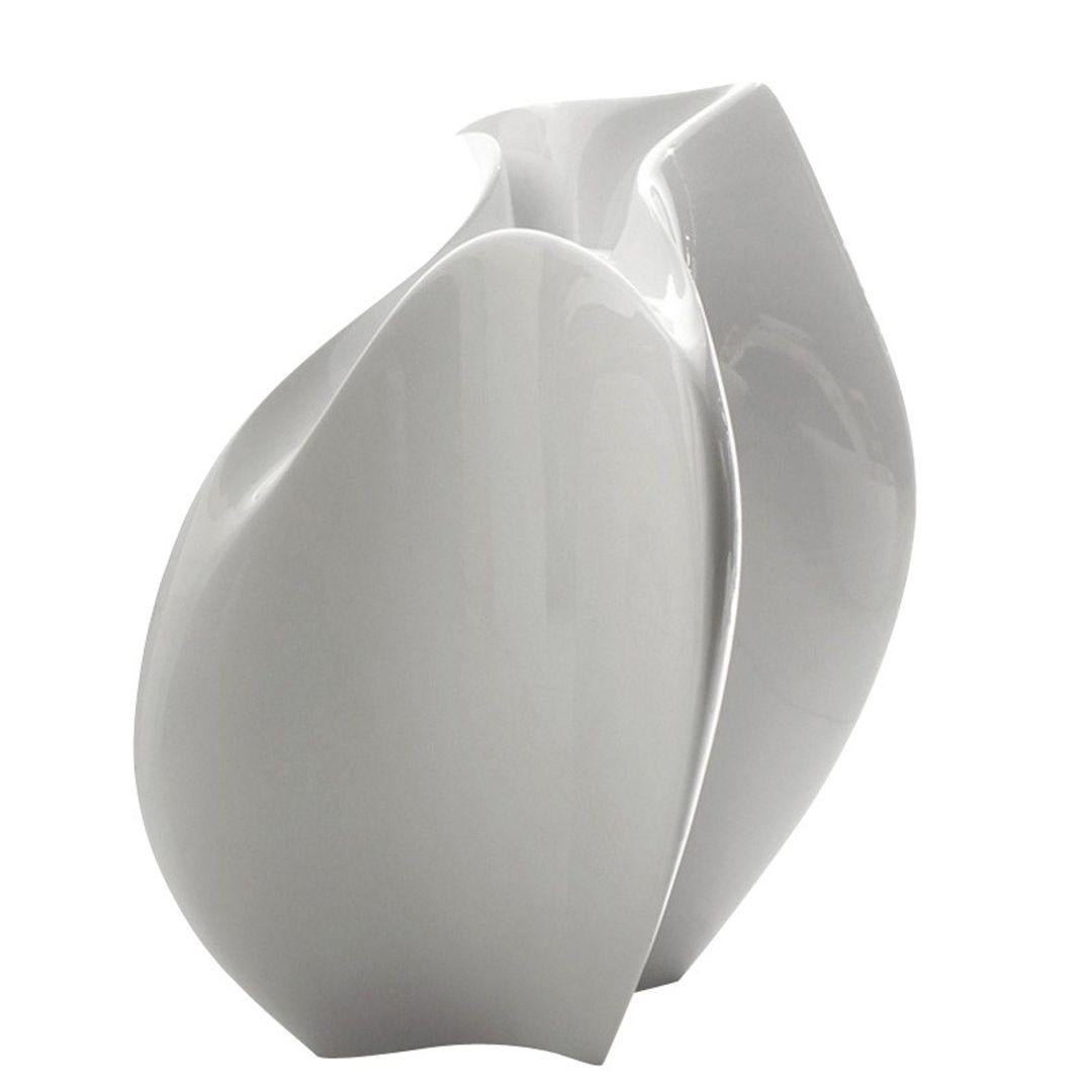 XXIe siècle et contemporain Grande jardinière laquée Bianco de Serralunga, Zaha Hadid en vente