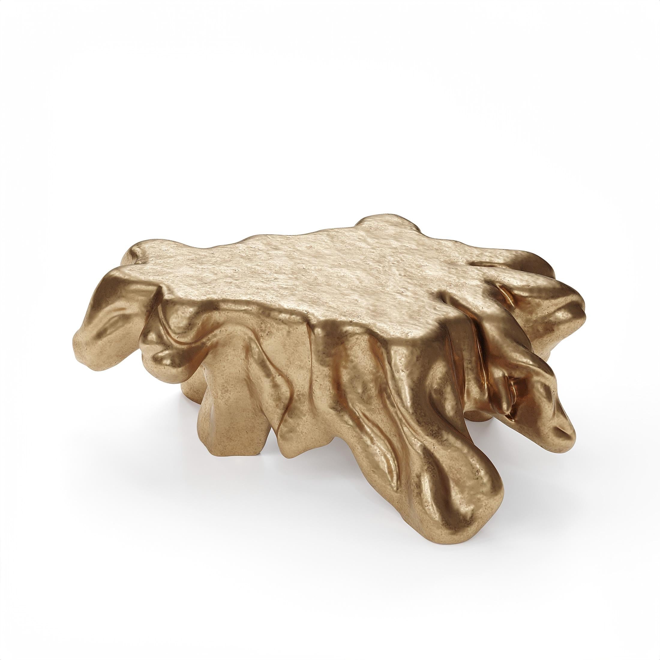 Australian Flow Rida • Sculptural Hand-Cast Bronze Coffee Table by Odditi For Sale