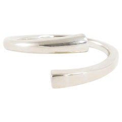 Flow Ring Square to Circle, Sterling Silver