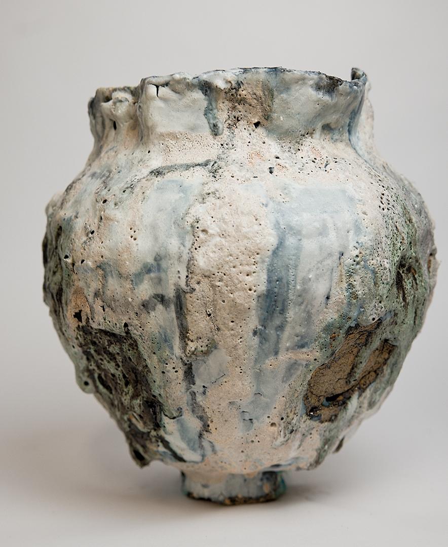 American Flow Series Med Fluted Vessel-Green