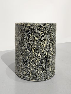 Serie Flow: Sgabello, Black/White