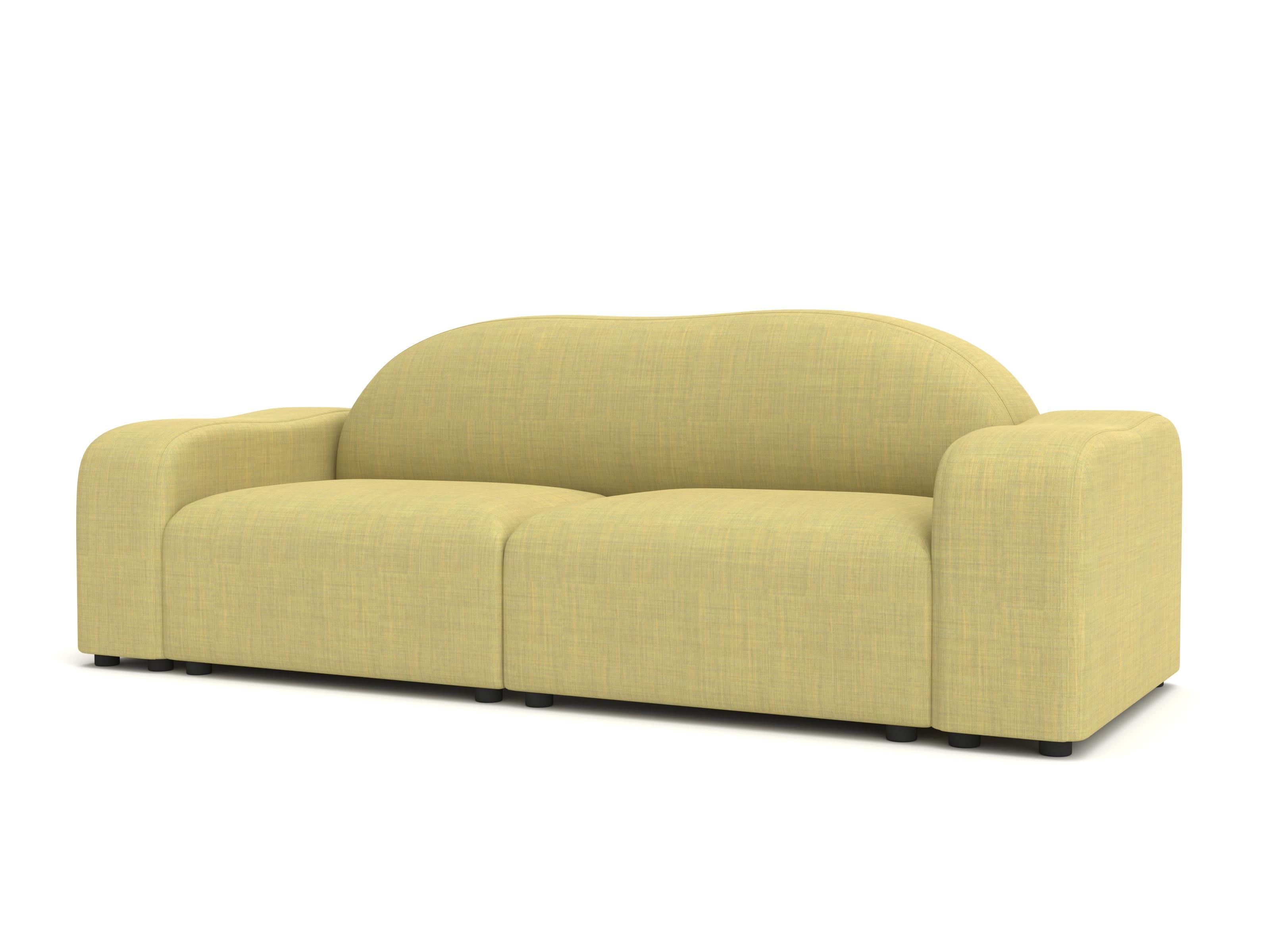 Moderno Divano Flow, 2 posti, Remix Mustard in vendita