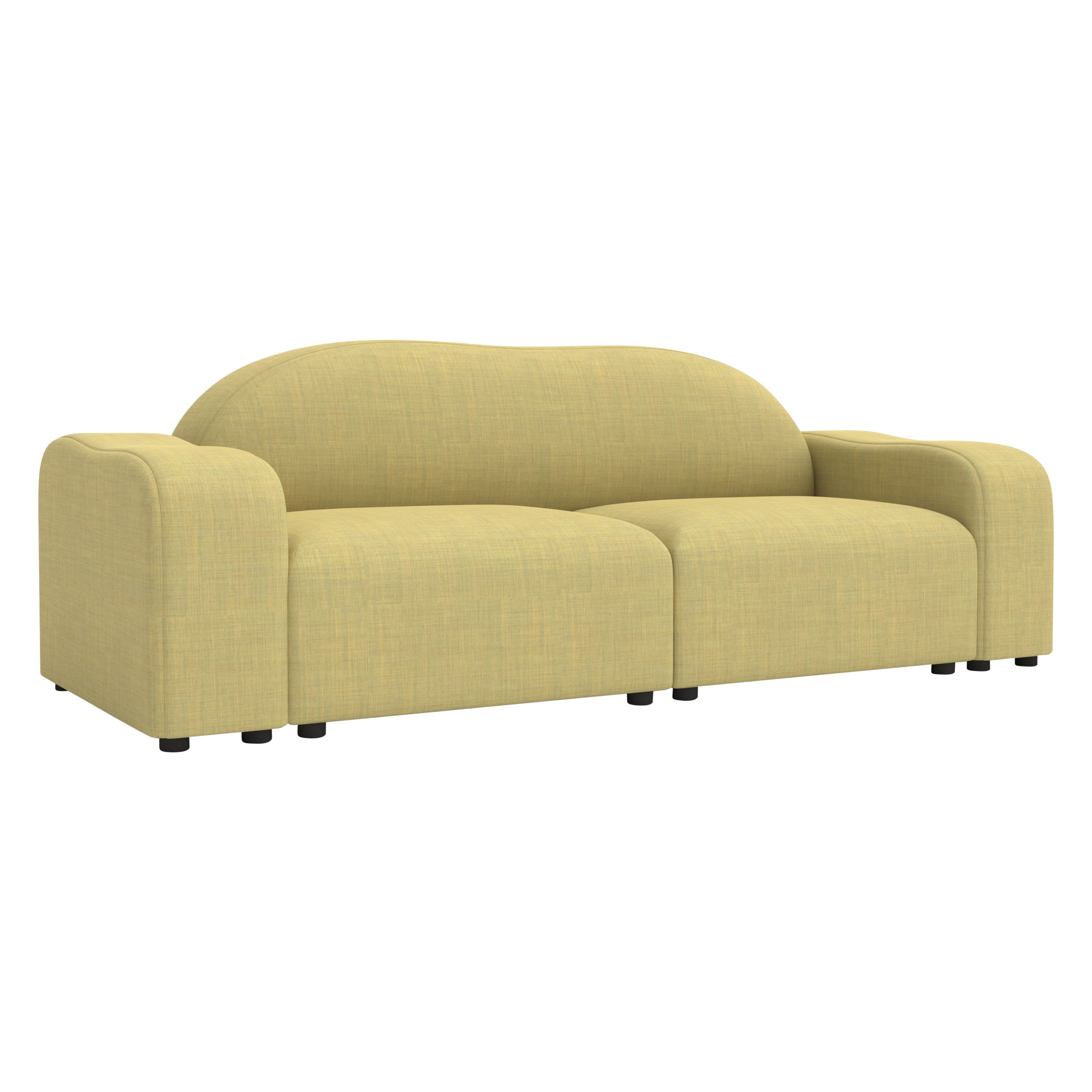 Flow Sofa, 2-Seater, Remix Mustard