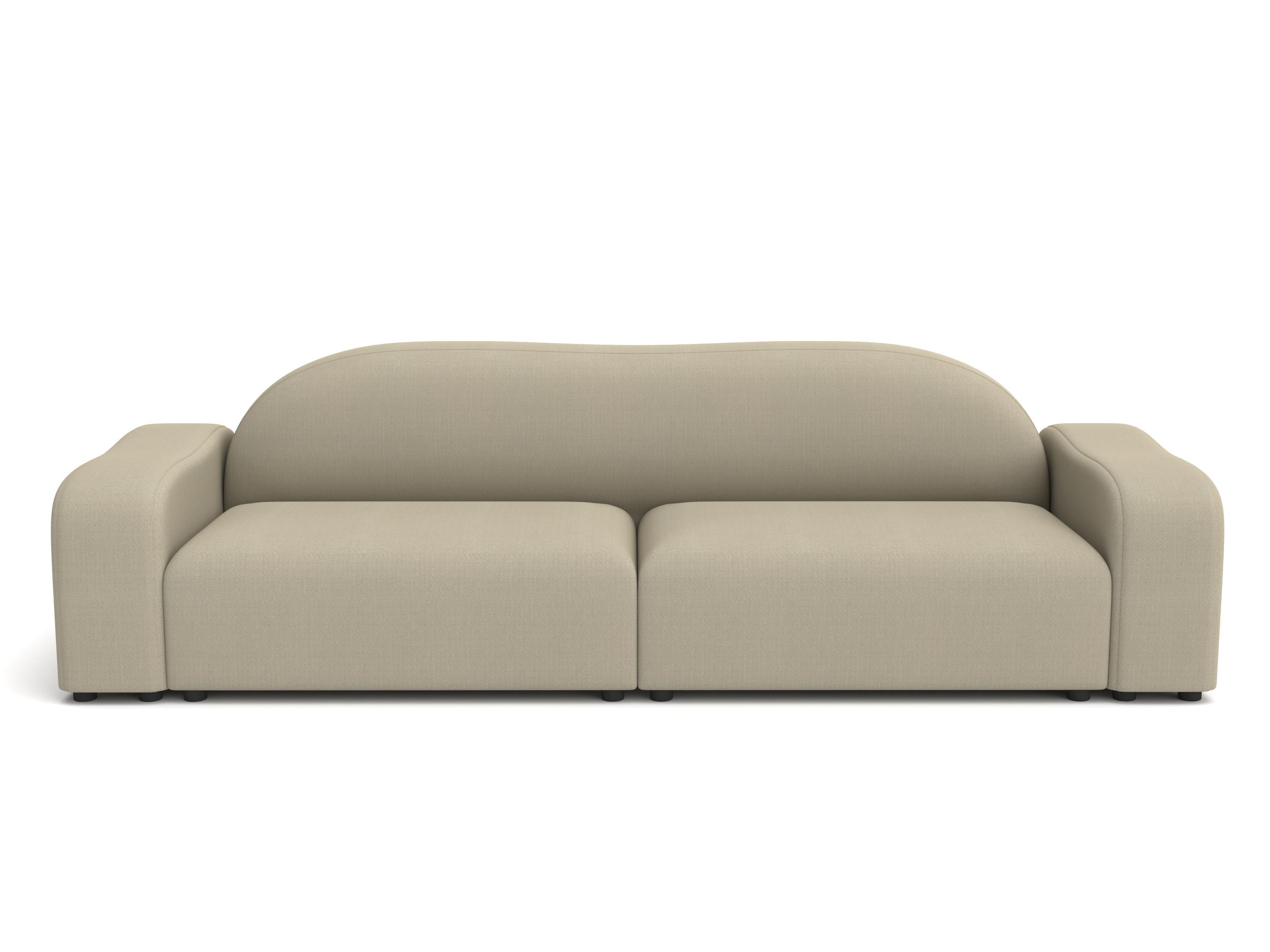 Flow Sofa von Formiing,Vidar Taupe
Stoff: Vidar 222

Individuelle Anpassung: Erhältlich in einer großen Auswahl an Stoffen und Farben. 

Das Flow Sofa besticht durch seine mühelose Vielseitigkeit und seine elegante Ausstrahlung, gepaart mit einem