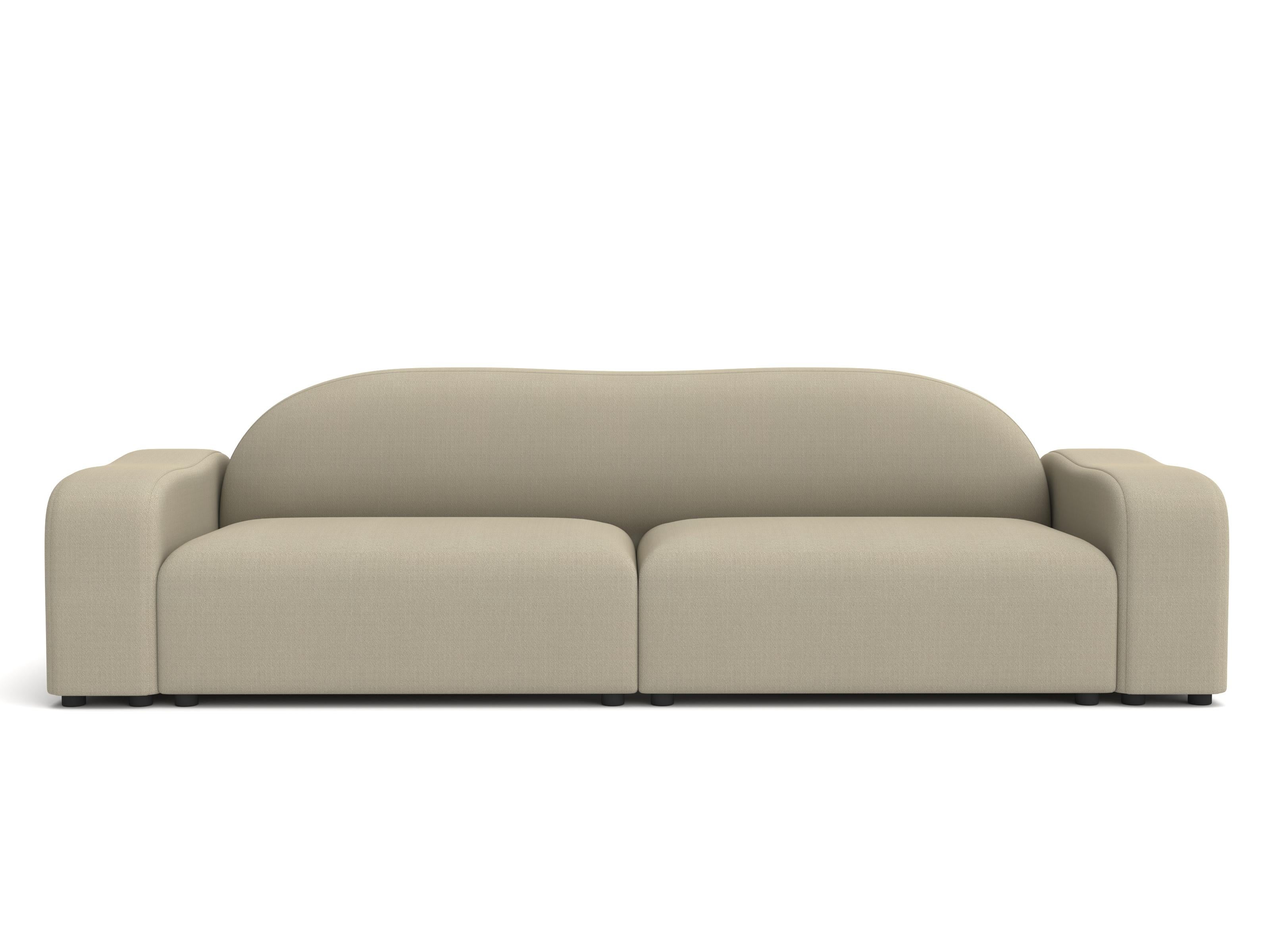Flow Sofa, 3-Sitzer, Vidar Taupe (Chinesisch) im Angebot