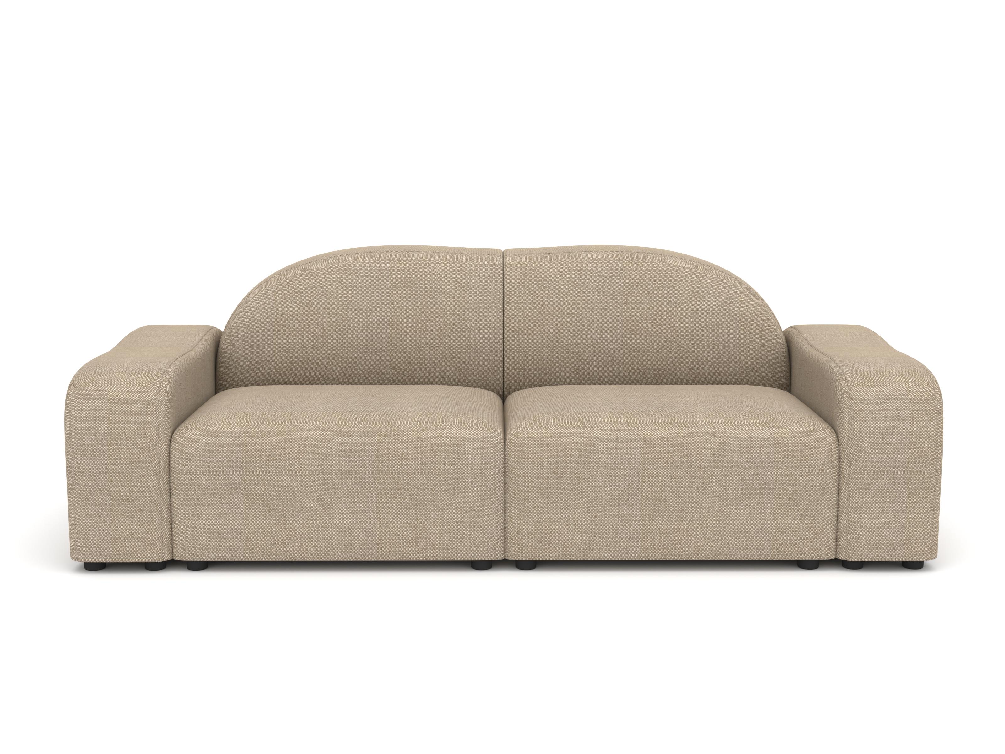 Flow Sofa Parted by Formiing, Hallingdal Beige
Fabric: Hallingdal 220

Customization: Available in wide range of fabrics and colors. 

The Flow Sofa expresses effortless versatility and elegant touches, paired with a side table and an armrest. The