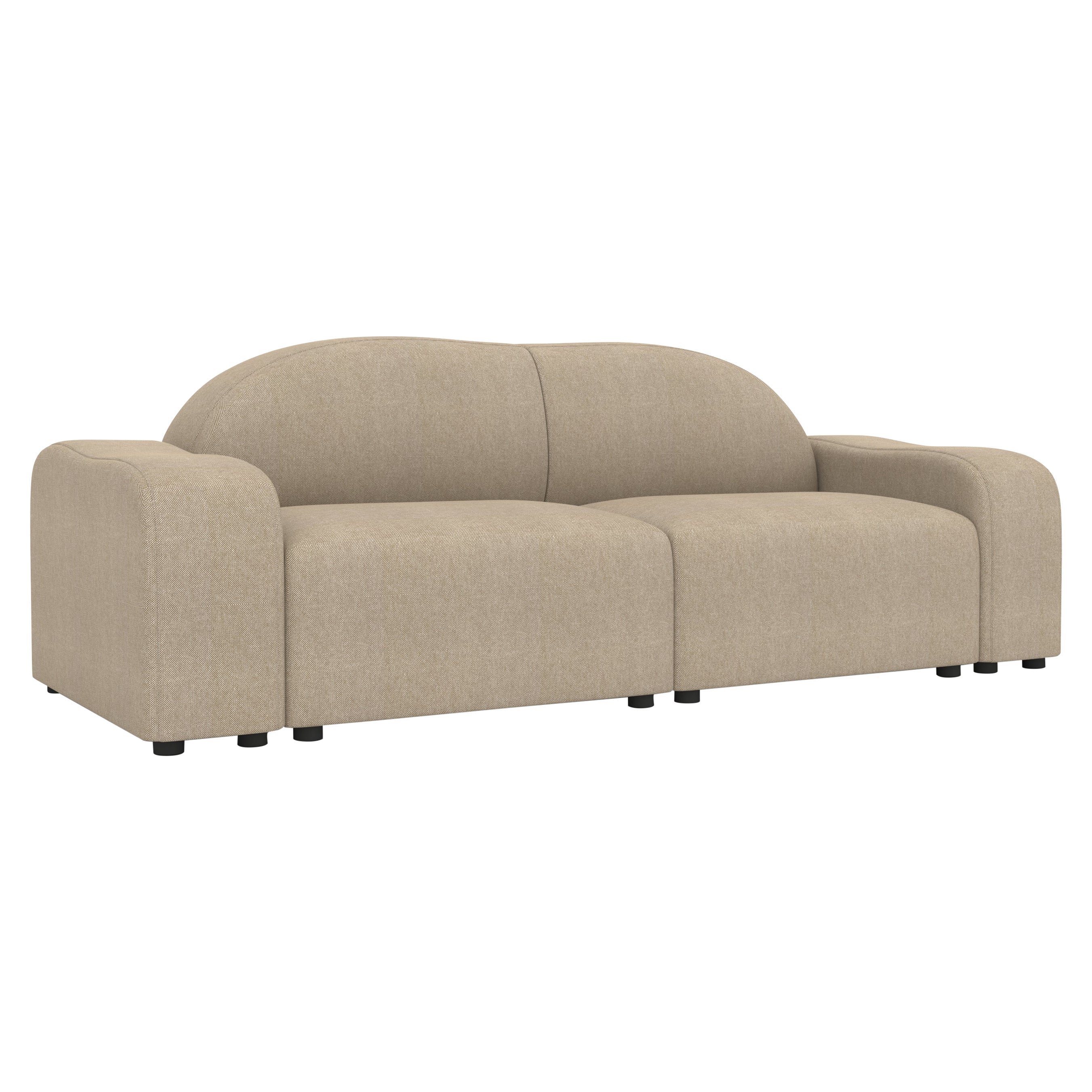 Flow Sofa Parted, 2-Seater, Hallingdal Beige