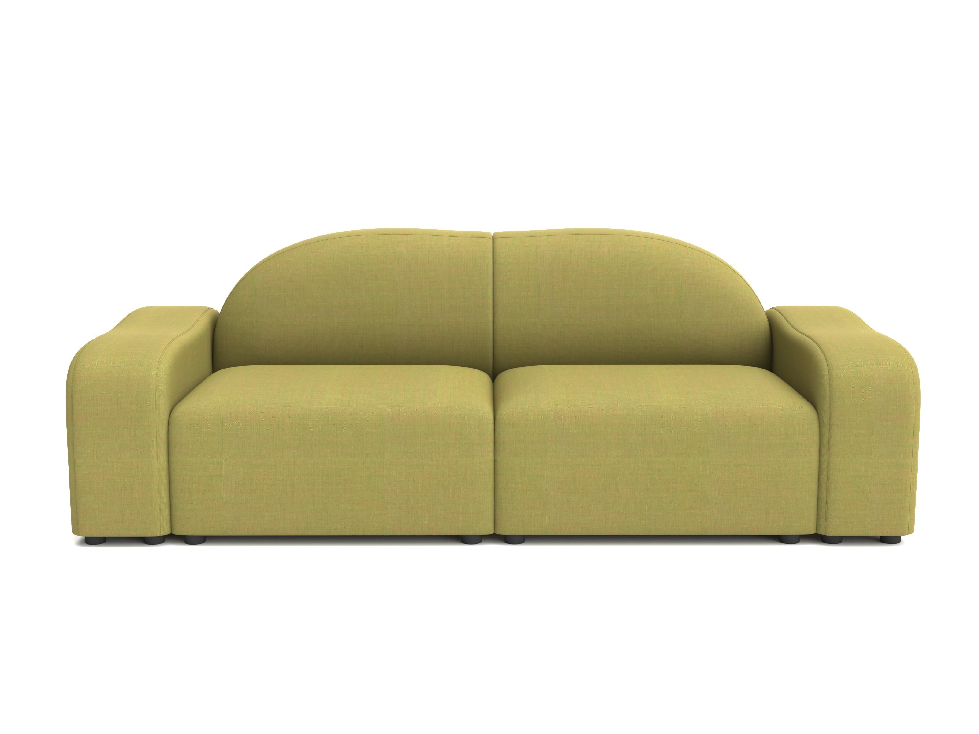 Flow Sofa Parted by Formiing, Remix Oliver
Fabrice: Remix 942

Personalizzazione: Disponibile in un'ampia gamma di tessuti e colori. 

Il divano Flow esprime versatilità senza sforzo e tocchi eleganti, abbinato a un tavolino e a un bracciolo. Il