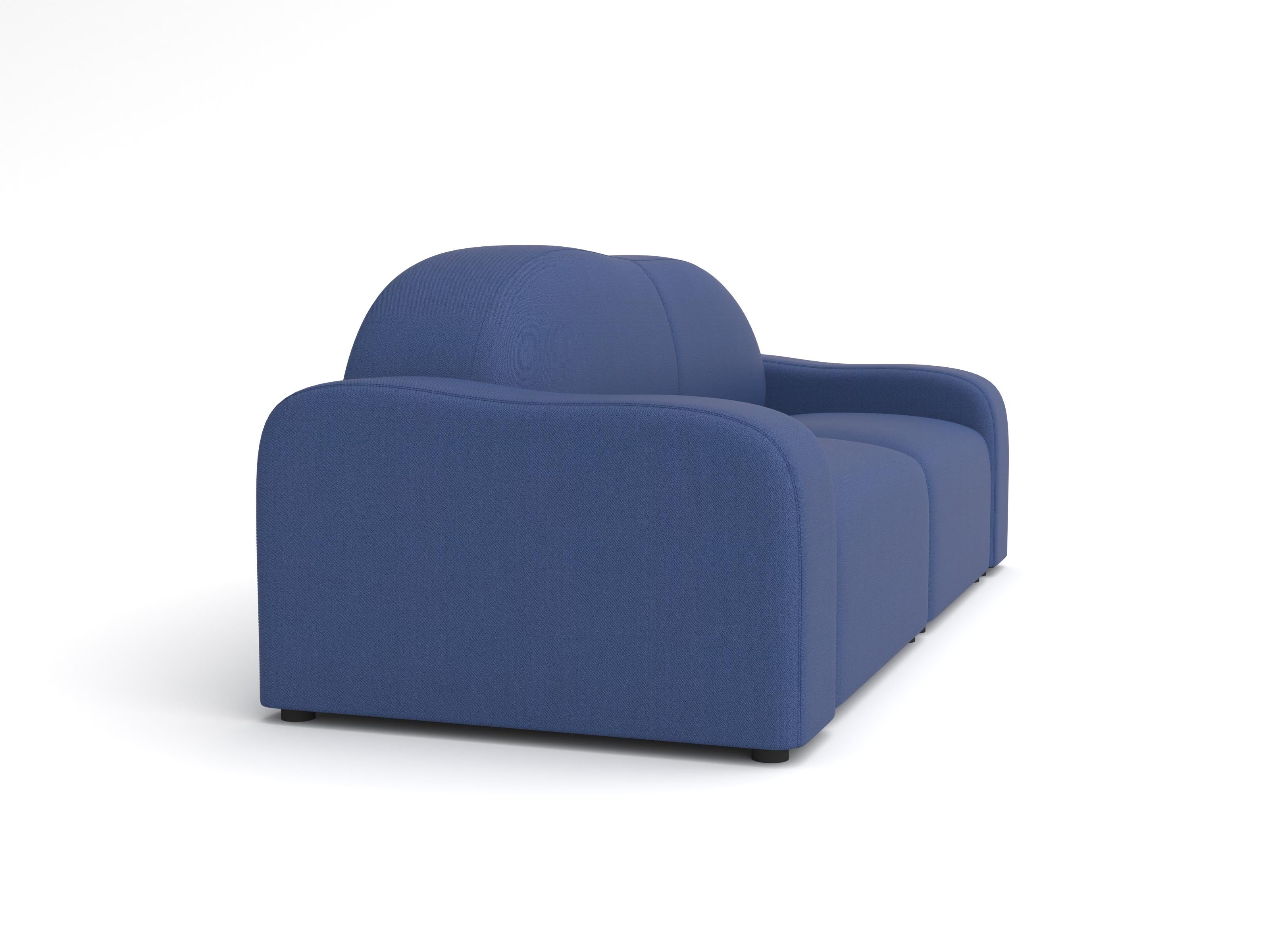 XXIe siècle et contemporain Flow Sofa Part One, 2 places, Vidar Navy en vente