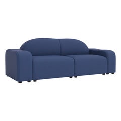 Flow Sofa Parted, 2-Seater, Vidar Navy