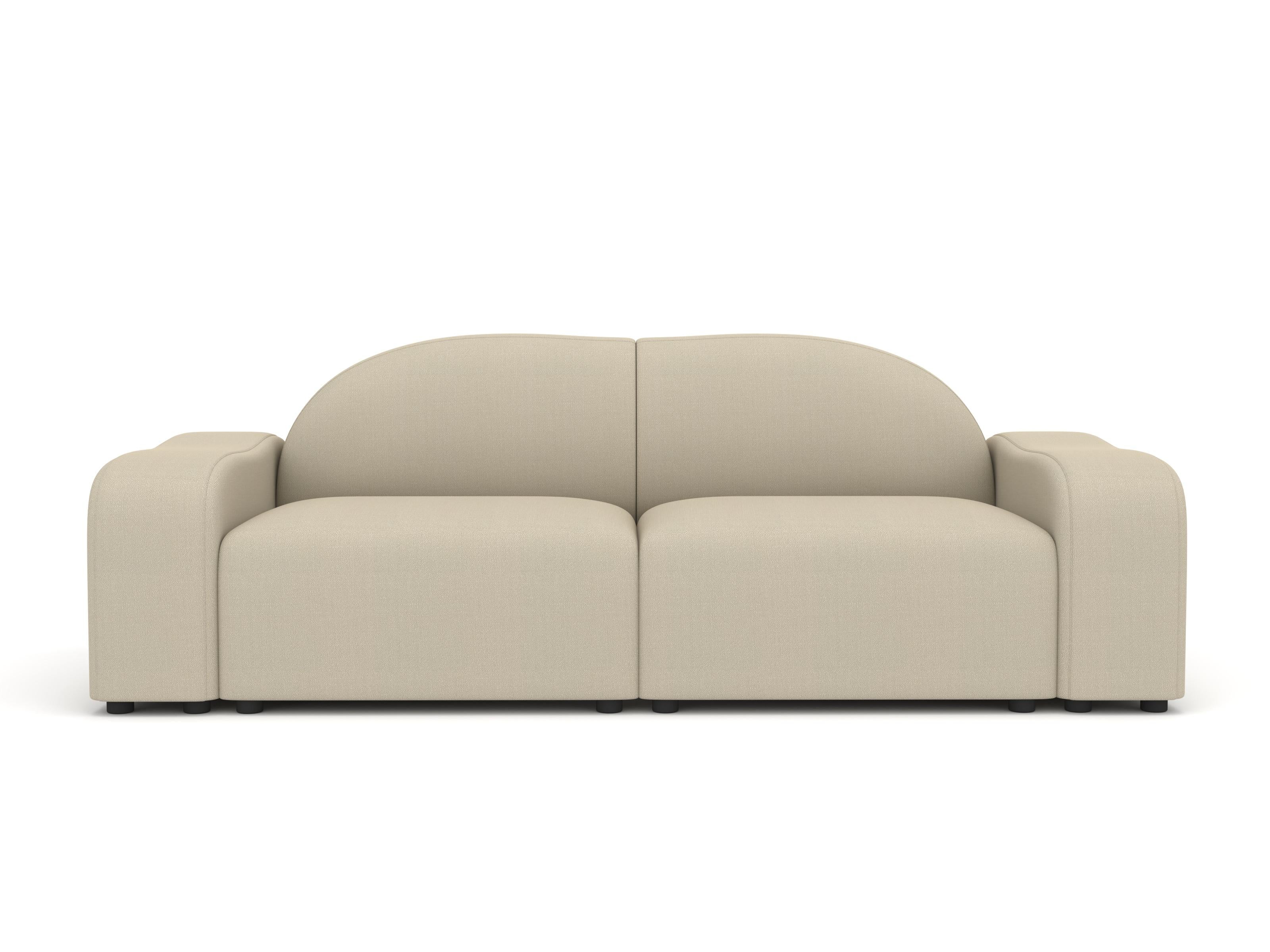 Sofá Flow Parted, 2 plazas, Vidar Topo Chino en venta