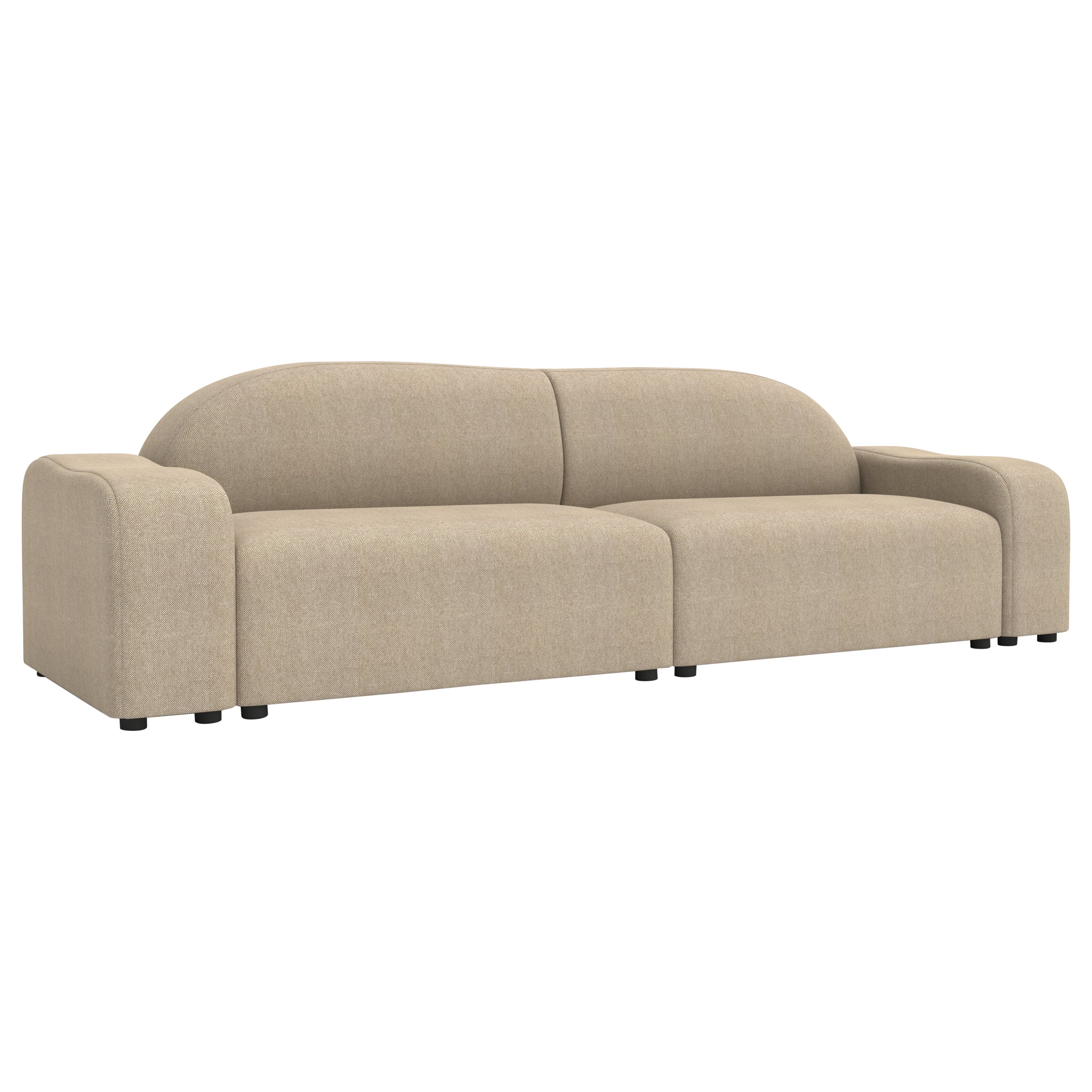 Flow Sofa Parted, 3-Seater, Hallingdal Beige
