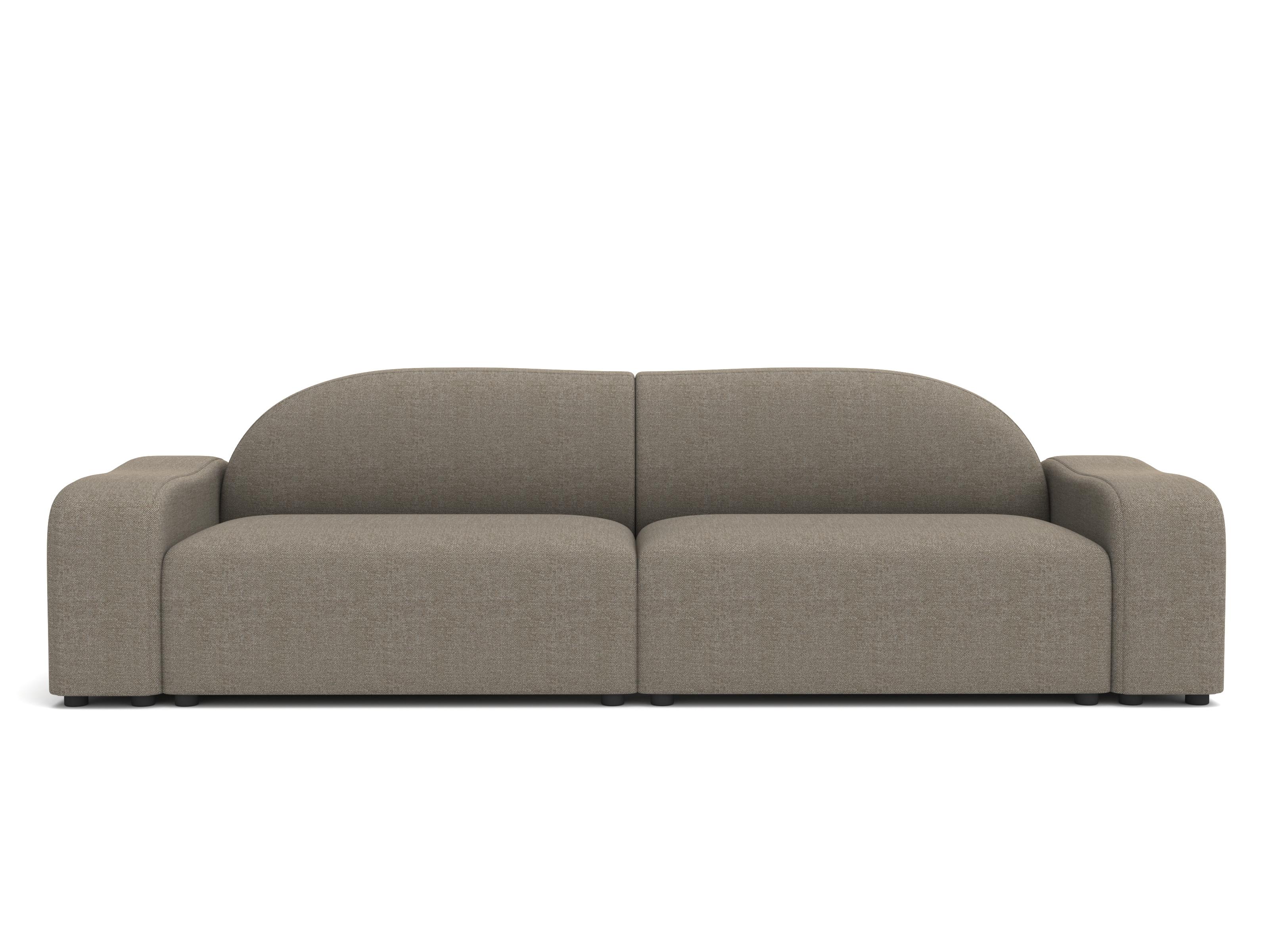 Flow Sofa geteilt, 3-Sitzer, Hallingdal Charcoal (Chinesisch) im Angebot