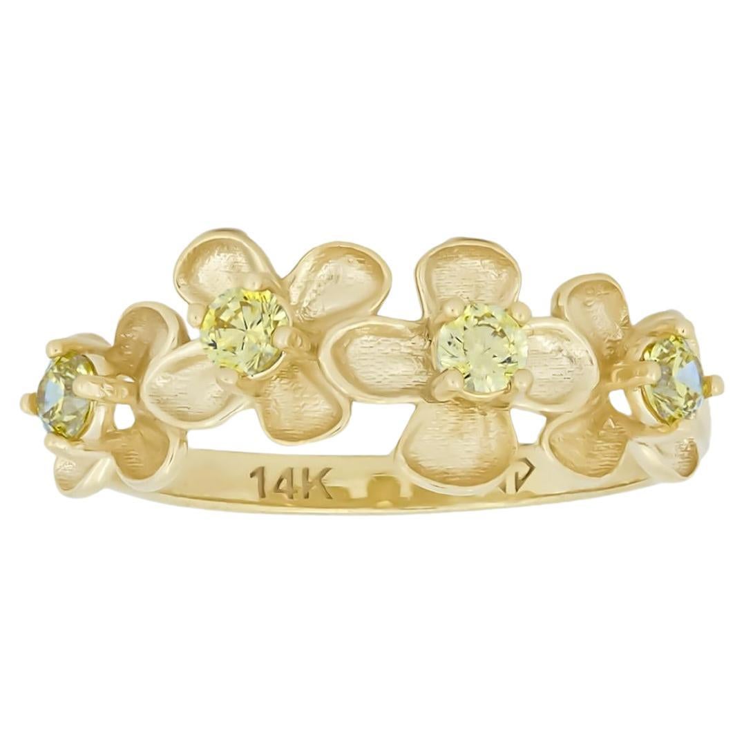Blume 14k Gold Ring