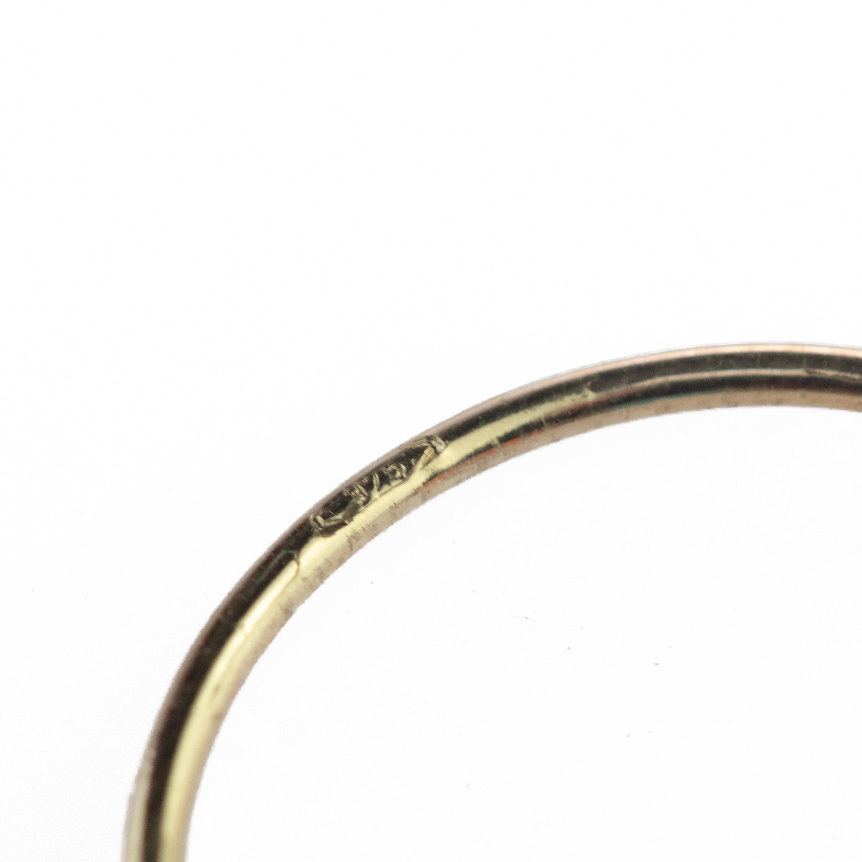 Mixed Cut Flower 9 Karat Gold Black Agate Freshwater Pearl Spring Handmade Italian Ring For Sale