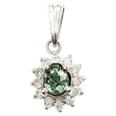 Flower Alexandrite Pendant With Diamonds GIA