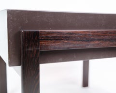 Flower basin Made In Rosewood With A Metal basin From 1960s