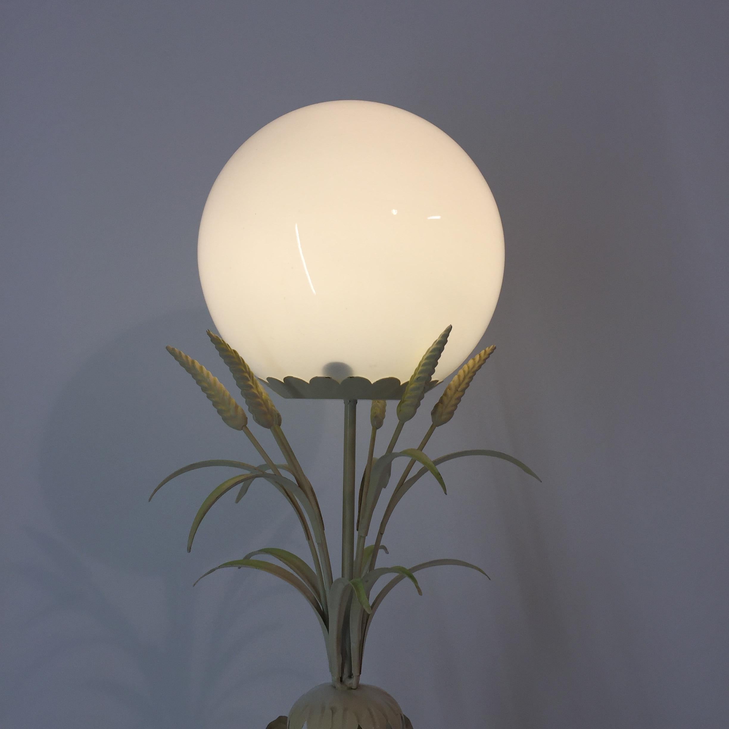 Flower Bouquet Pastel Floor Lamp 1960s Vintage Italian Sheaf Of Wheat MidCentury For Sale 3