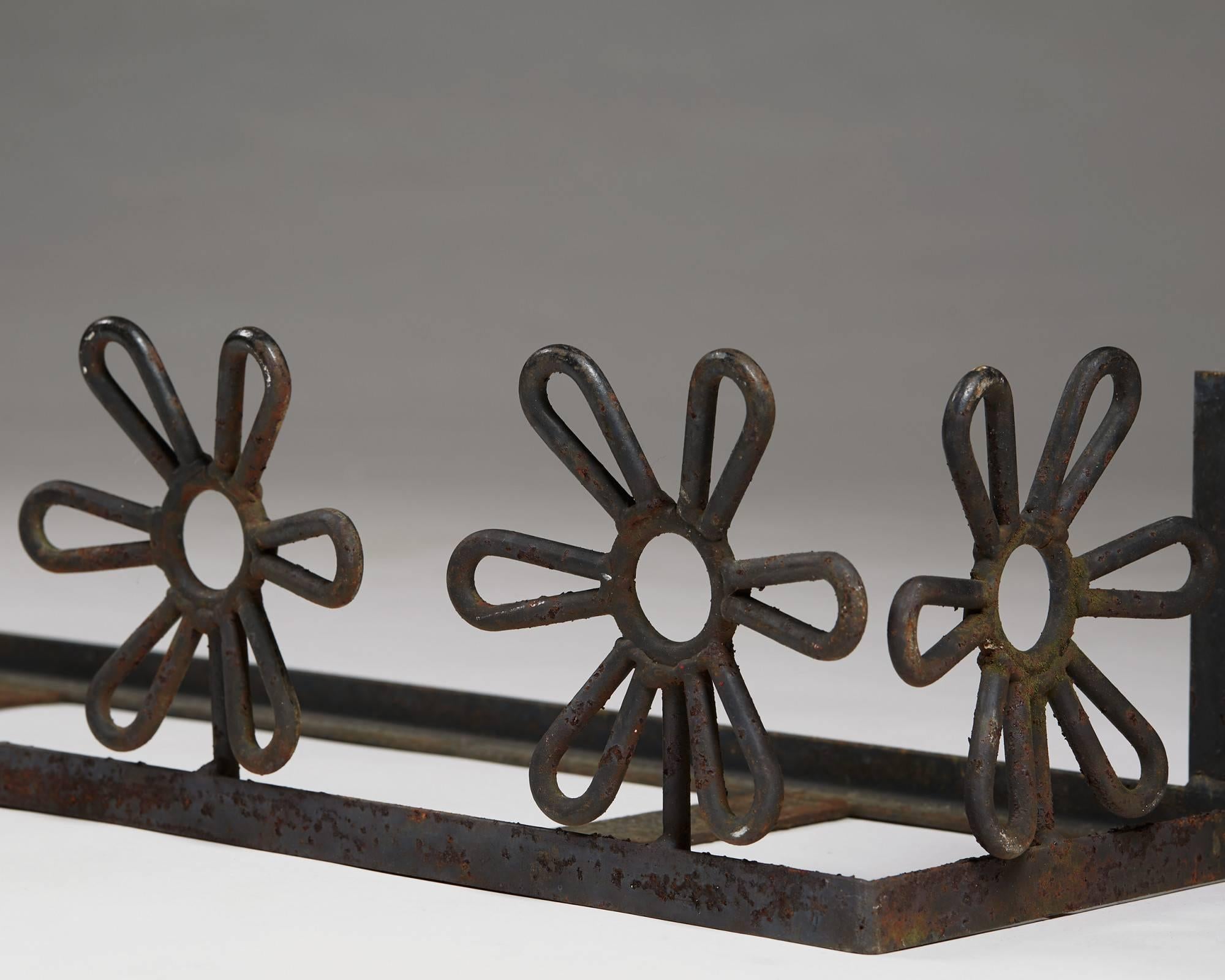 Forged Flower Boxes Anonymous, Sweden, 1950s For Sale