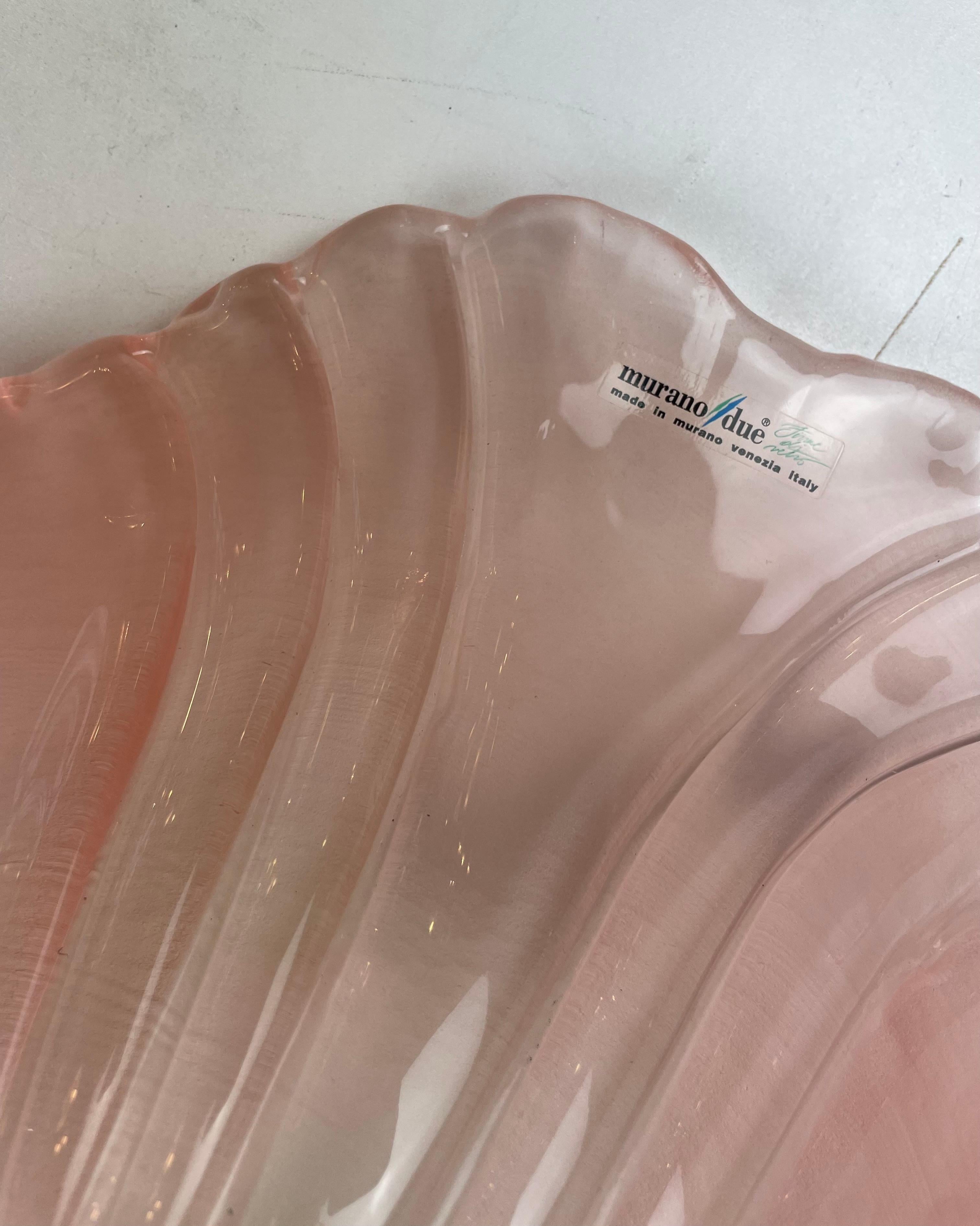 Lampada da soffitto a forma di fiore di Murano Due, anni '80 in vendita 11