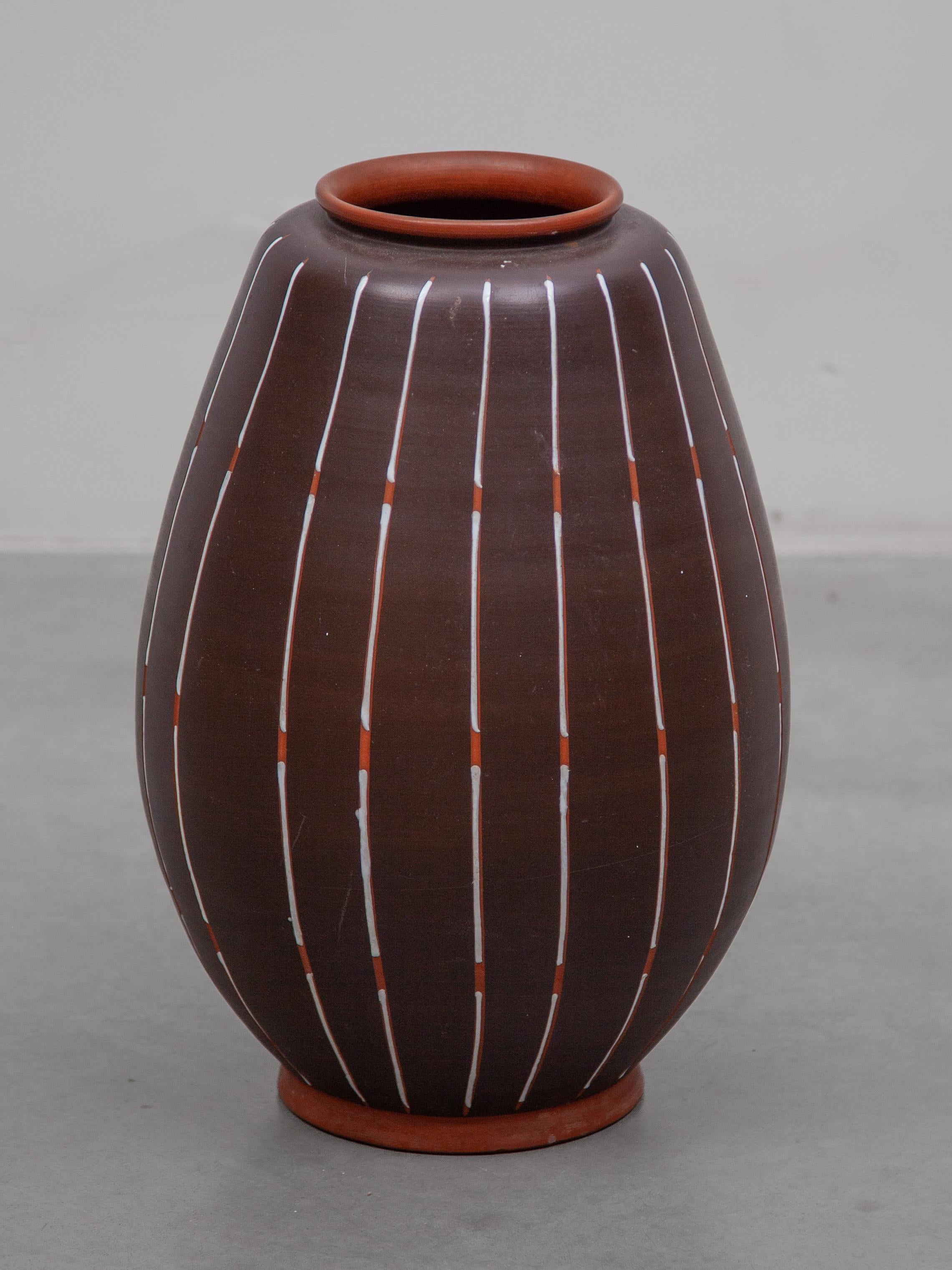Blumenvase aus Keramik von ILKRA Ceramics, Deutschland 1960er Jahre im Zustand „Gut“ im Angebot in Antwerp, BE