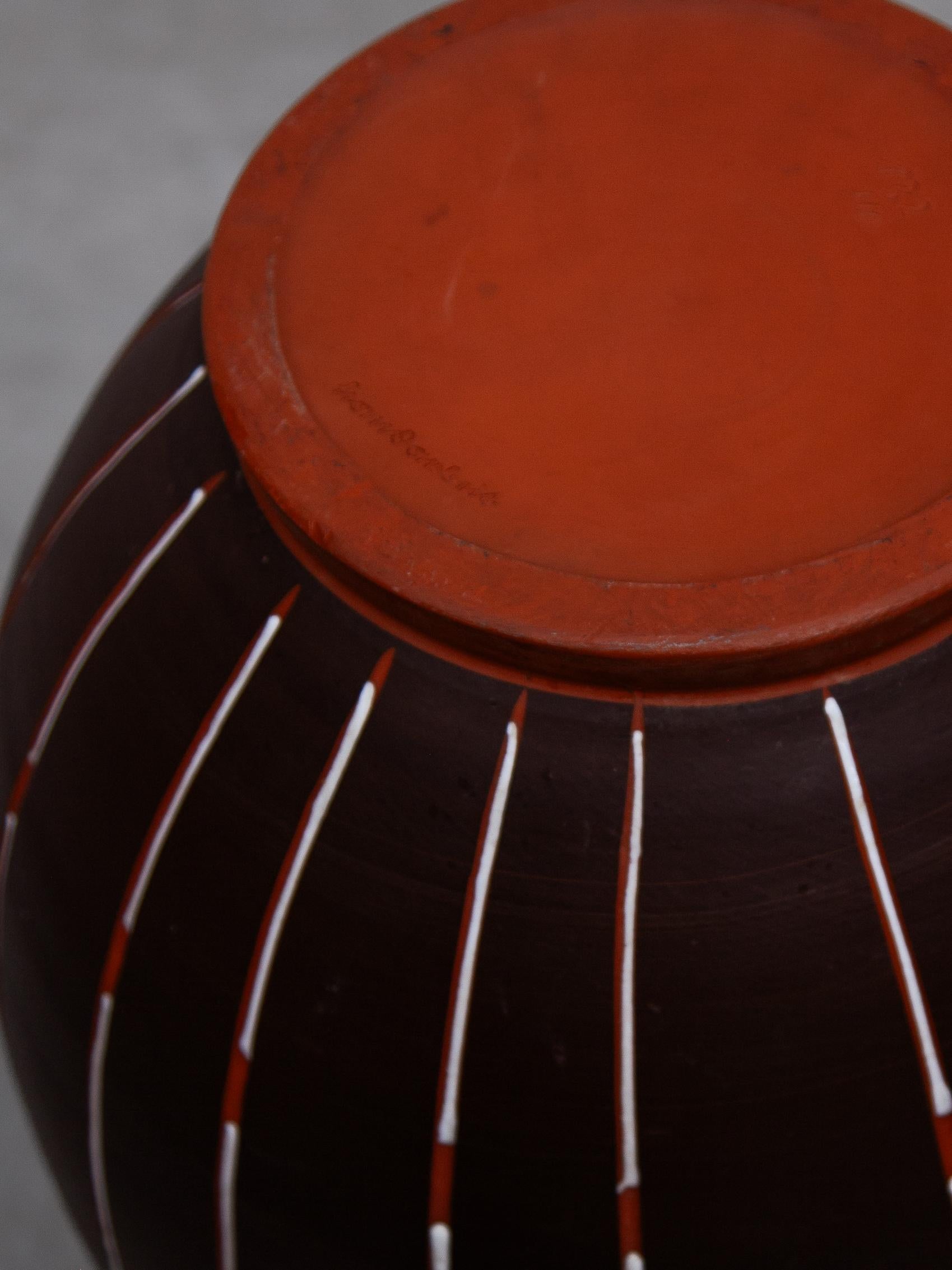 Blumenvase aus Keramik von ILKRA Ceramics, Deutschland 1960er Jahre im Angebot 1