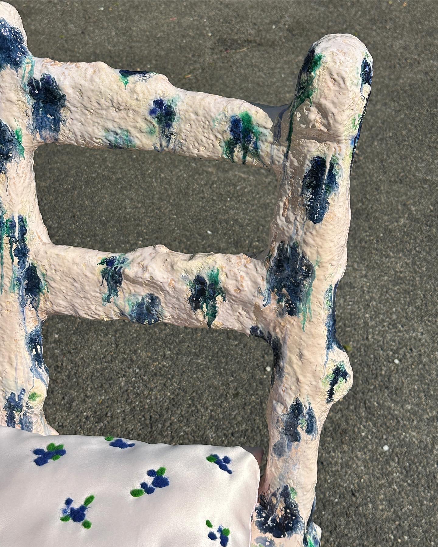 Russian Flower Chair by Maria Zakioso For Sale