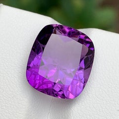 Pendentif Améthyste violette naturelle taille fleur 10.90 ct pour bijoux