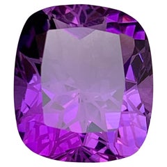 Colgante Amatista Natural Púrpura Corte Flor Gema Suelta 10.90 Ct para Joyería