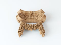 Ionic Flower Decorative Column Capital for Walls, Doors, Furniture, Interior