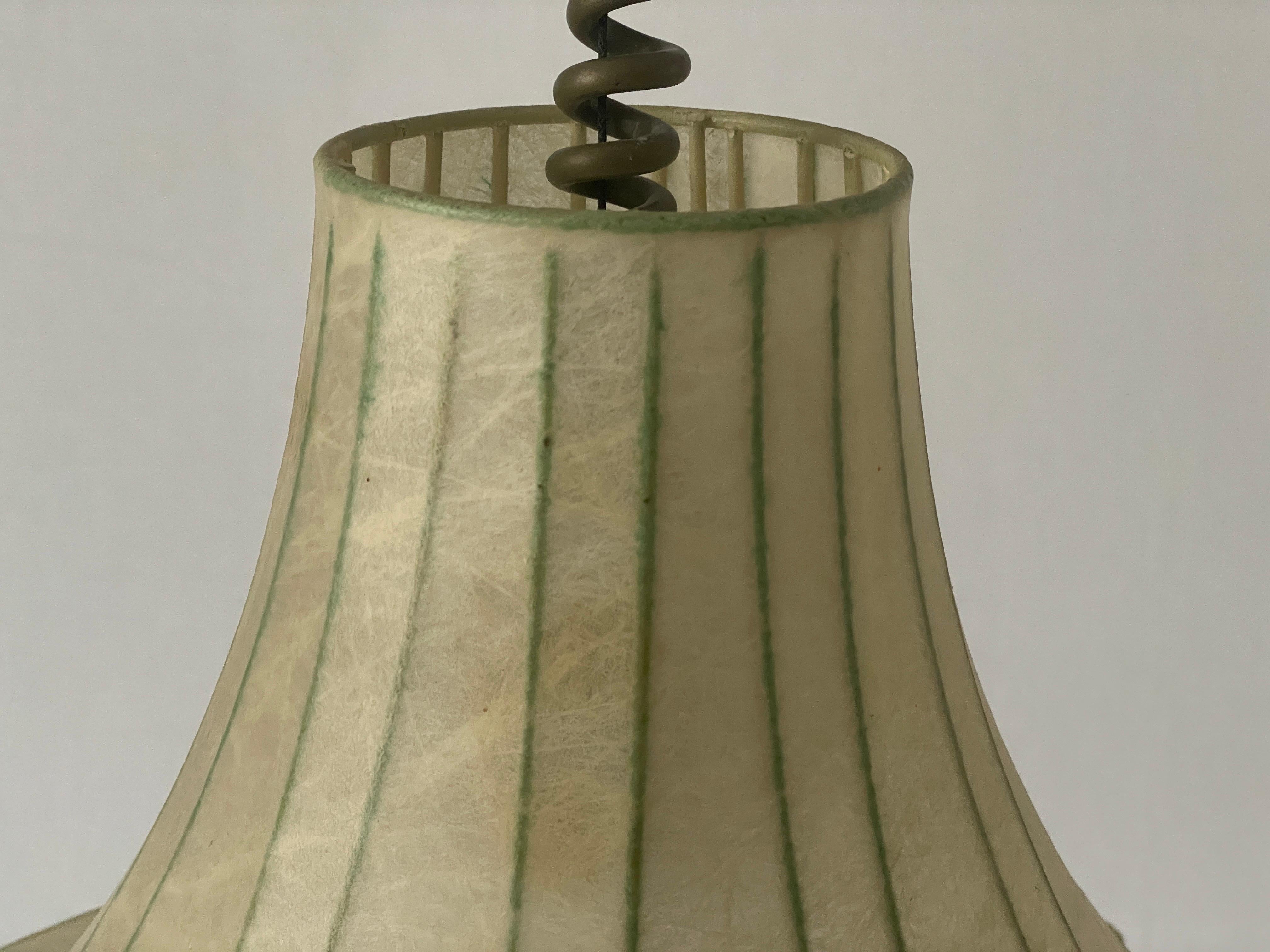 Resin Flower Design Cocoon Pendant Lamp by Goldkant, 1960s, Germany For Sale