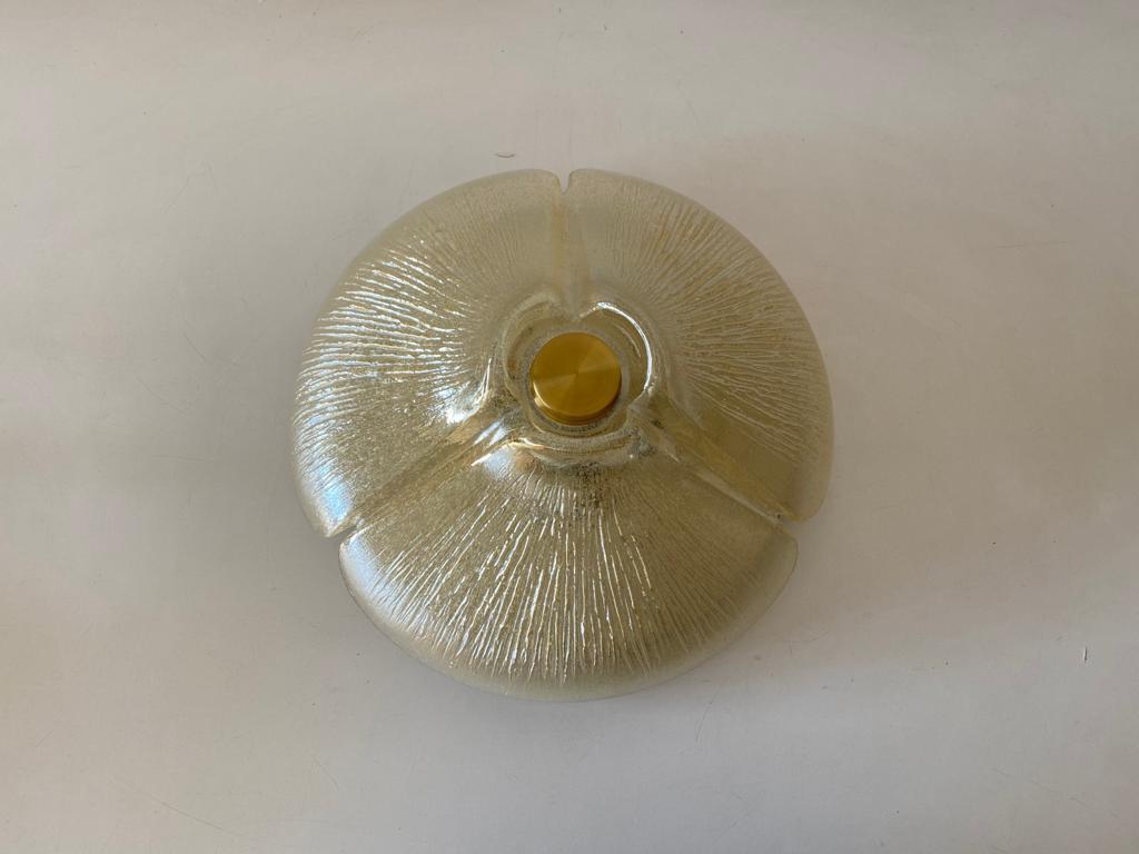 Exclusive flower design glass flush mount ceiling lamp by Peill Putzler, 1960s Germany

Sculptural very elegant rare design flush mount. 

It is very ideal and suitable for all living areas.


Lamp is in good condition. No damage, no