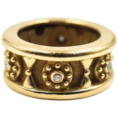 Flower Designed Yellow Gold Ring by B. Kieselstein Cord